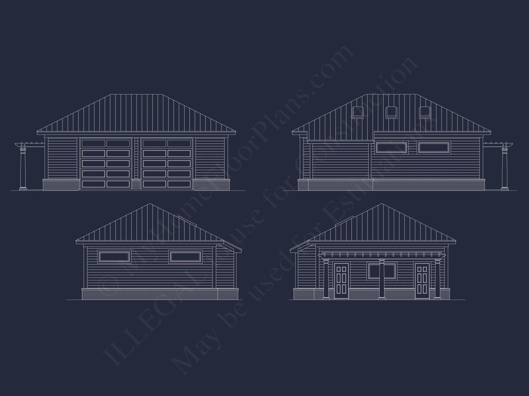 Versatile house and Garage Plan with Storage and Workshop