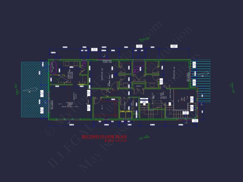 Versatile Modern house Design with Floor Plan and CAD Blueprint