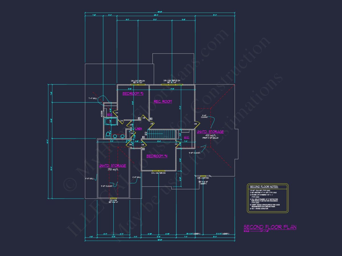 Well-Designed house Floor Plan – Blueprint CAD Architecture