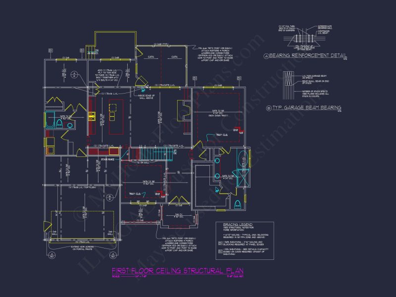 Well-Designed house Floor Plan – Blueprint CAD Architecture