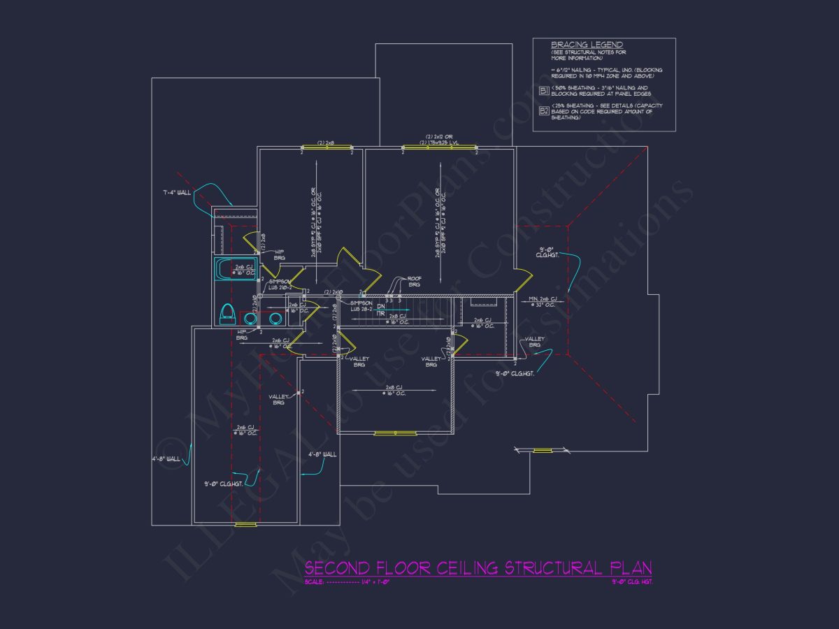 Well-Designed house Floor Plan – Blueprint CAD Architecture
