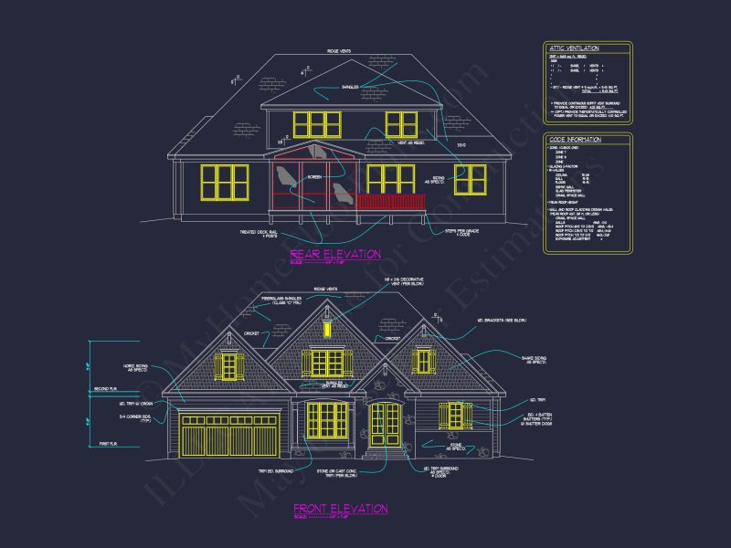 Well-Designed house Floor Plan – Blueprint CAD Architecture