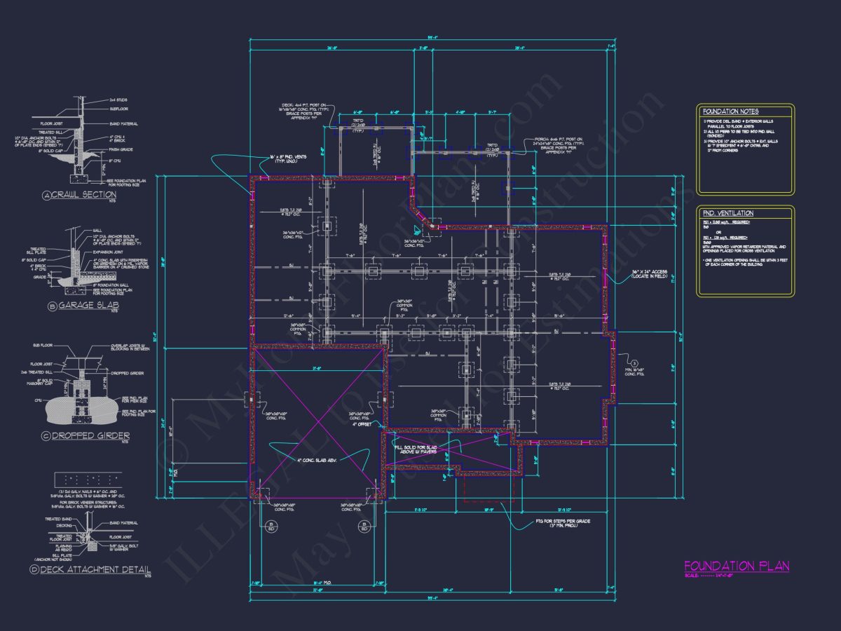 Well-Designed house Floor Plan – Blueprint CAD Architecture