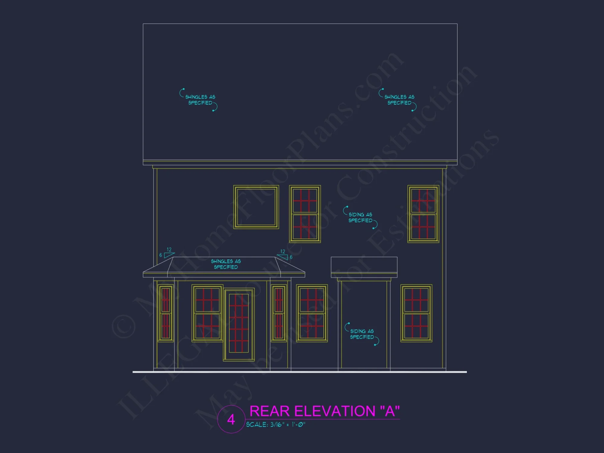 Affordable 2-Story house Plan with Modern Suburban Designs