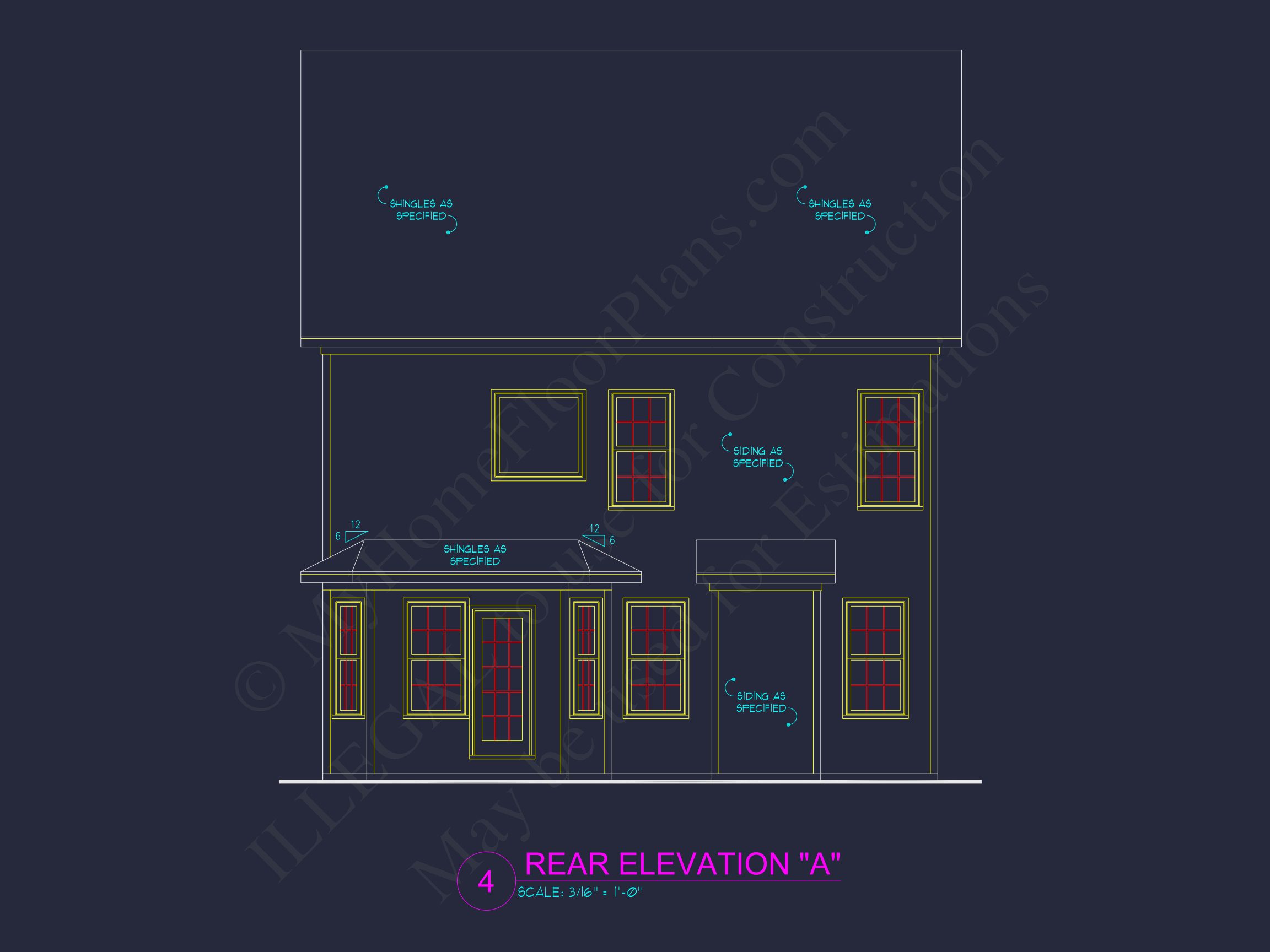 Affordable 2-Story house Plan with Modern Suburban Designs