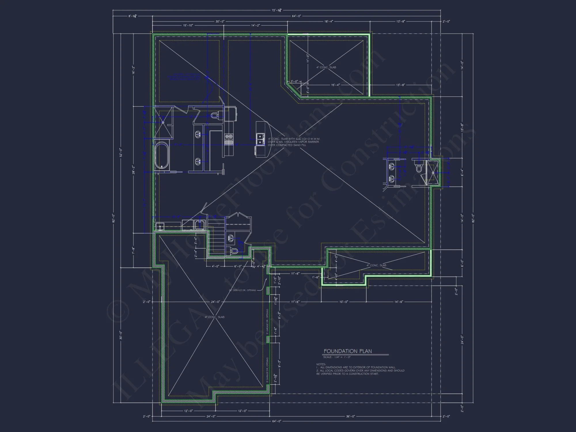 Beautiful 1.5 Story house Plan with CAD Designs and Blueprint