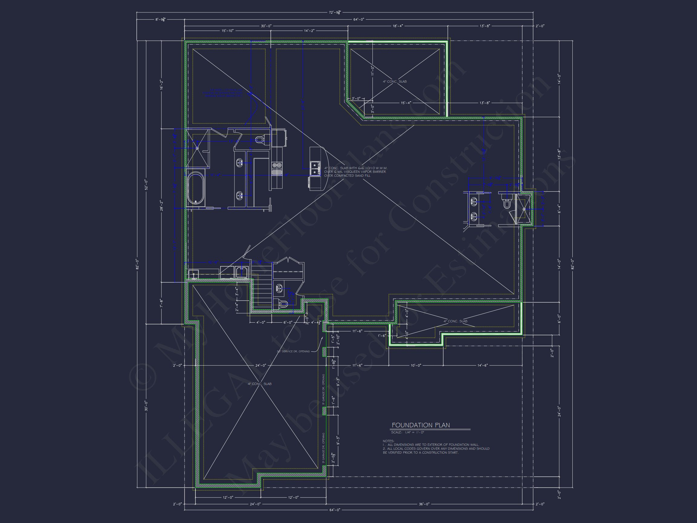 Beautiful 1.5 Story house Plan with CAD Designs and Blueprint