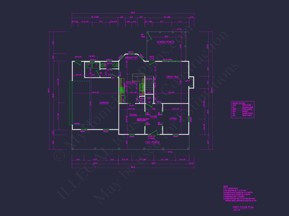 Beautiful 2-Story house Plan with CAD Architecture Designs