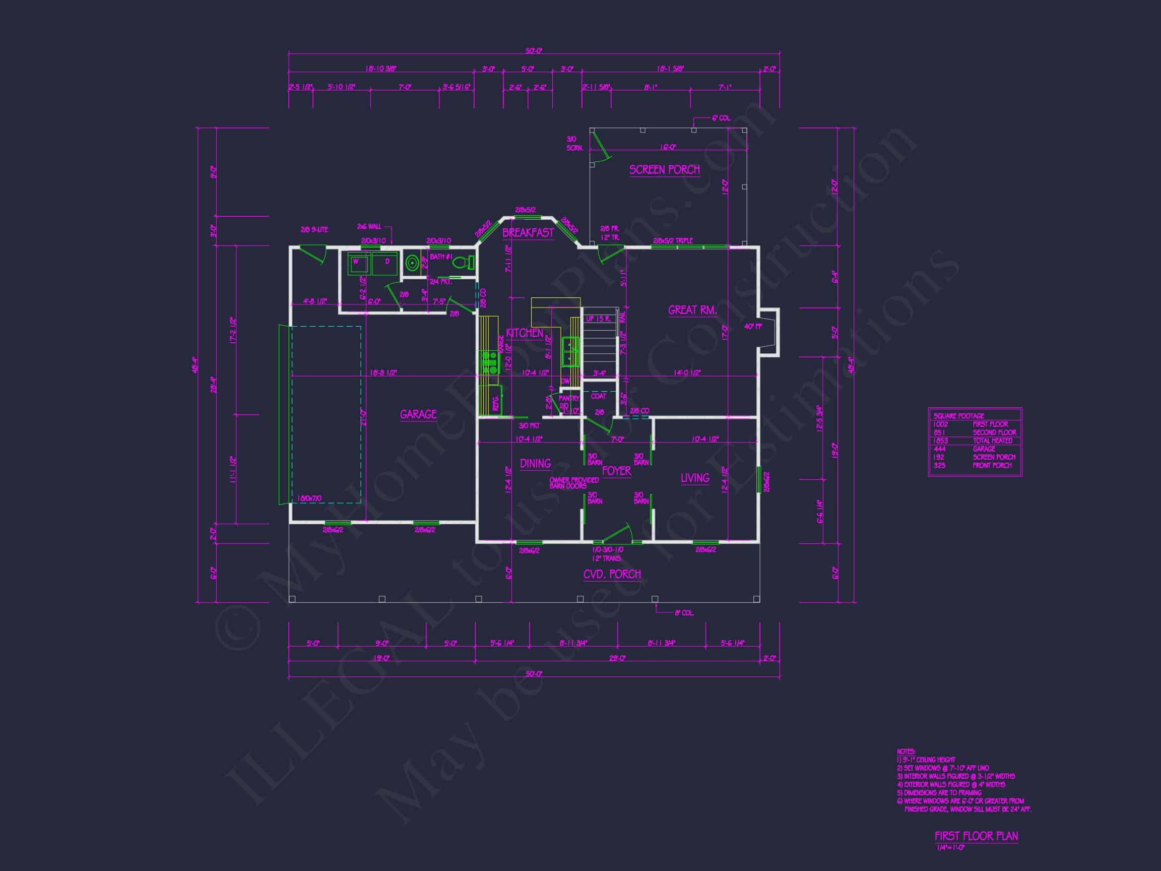 Beautiful 2-Story house Plan with CAD Architecture Designs
