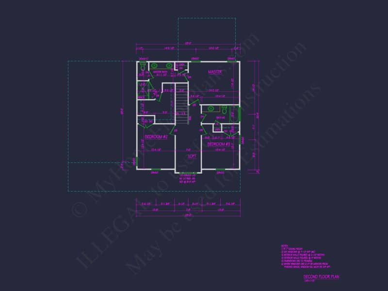 Beautiful 2-Story house Plan with CAD Architecture Designs