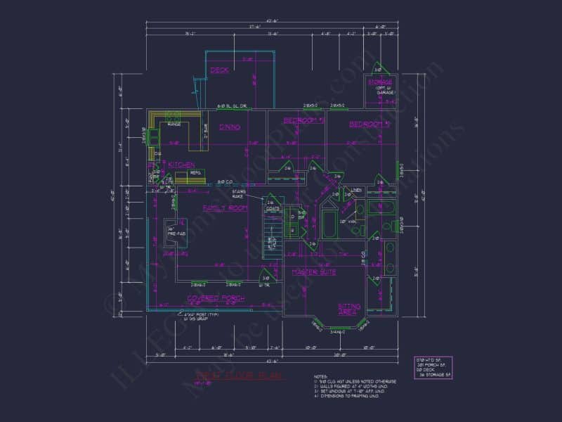 Beautiful 2-Story house Plan with CAD Designs and Blueprint