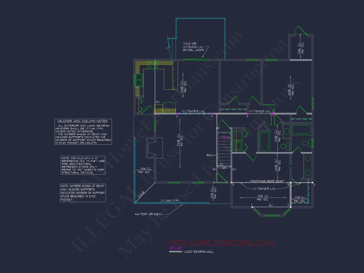 Beautiful 2-Story house Plan with CAD Designs and Blueprint