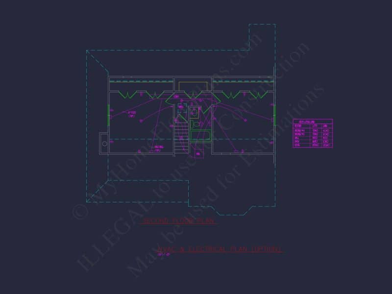 Beautiful 2-Story house Plan with CAD Designs and Blueprint