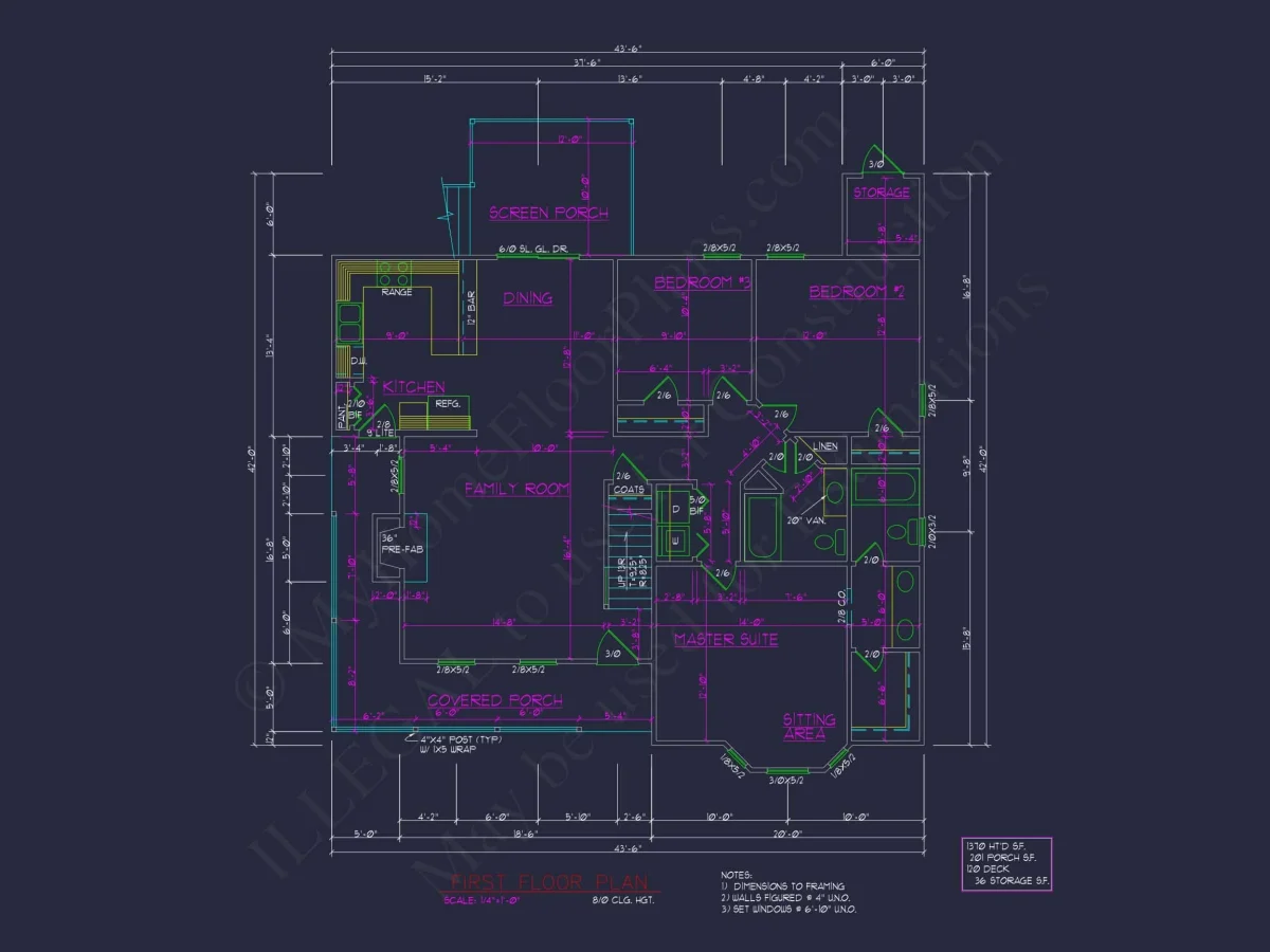 Beautiful 2-Story house Plan with CAD Designs and Blueprint