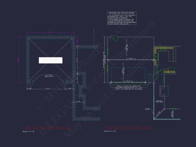 Beautiful 2-Story house Plan with CAD Designs and Blueprint