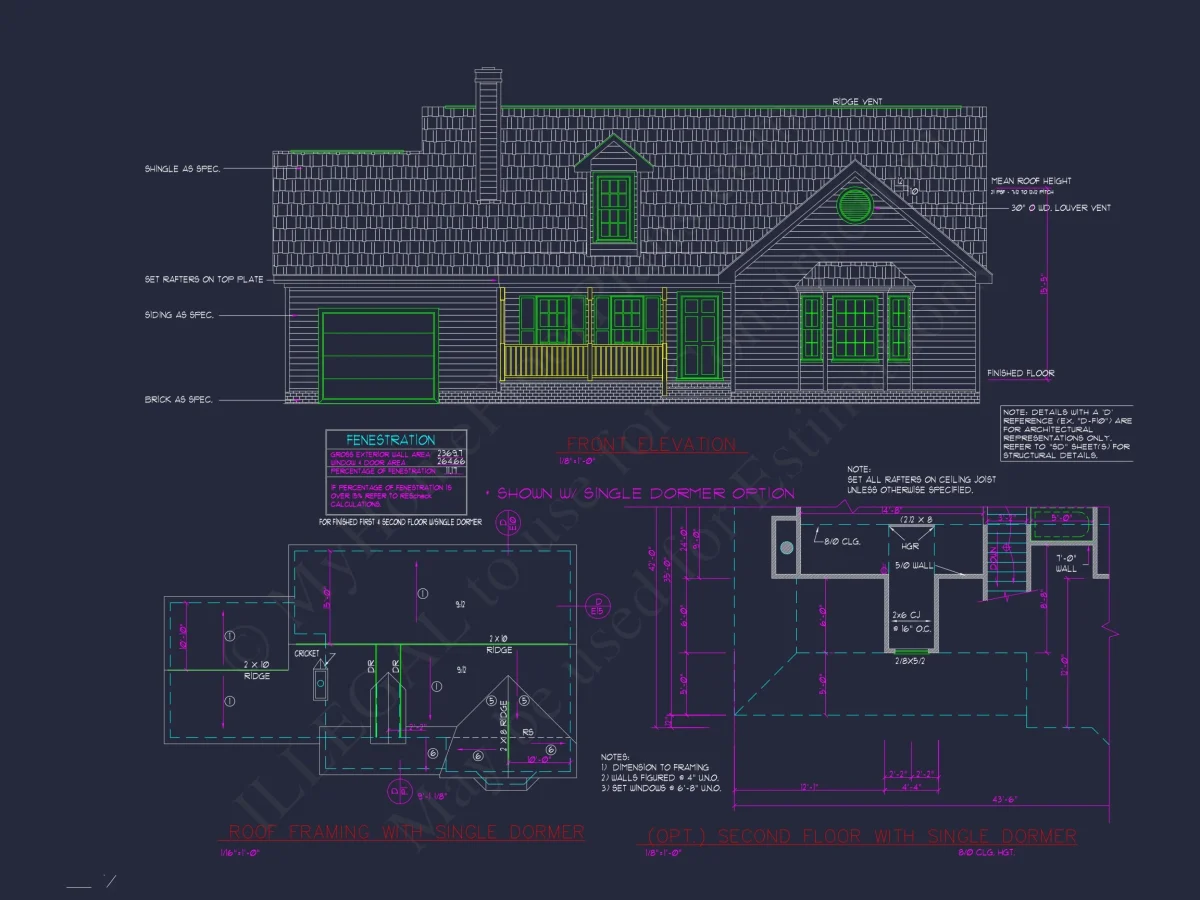 Beautiful 2-Story house Plan with CAD Designs and Blueprint