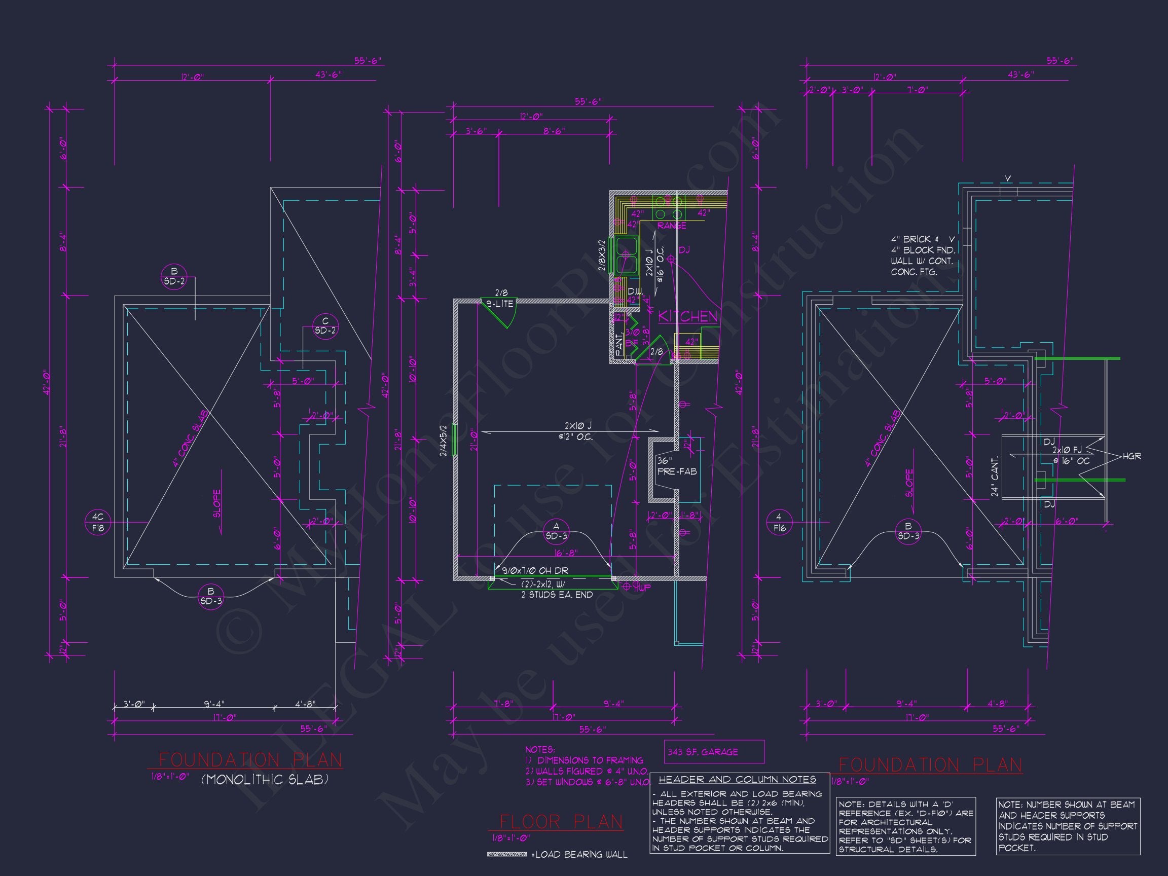 Beautiful 2-Story house Plan with CAD Designs and Blueprint