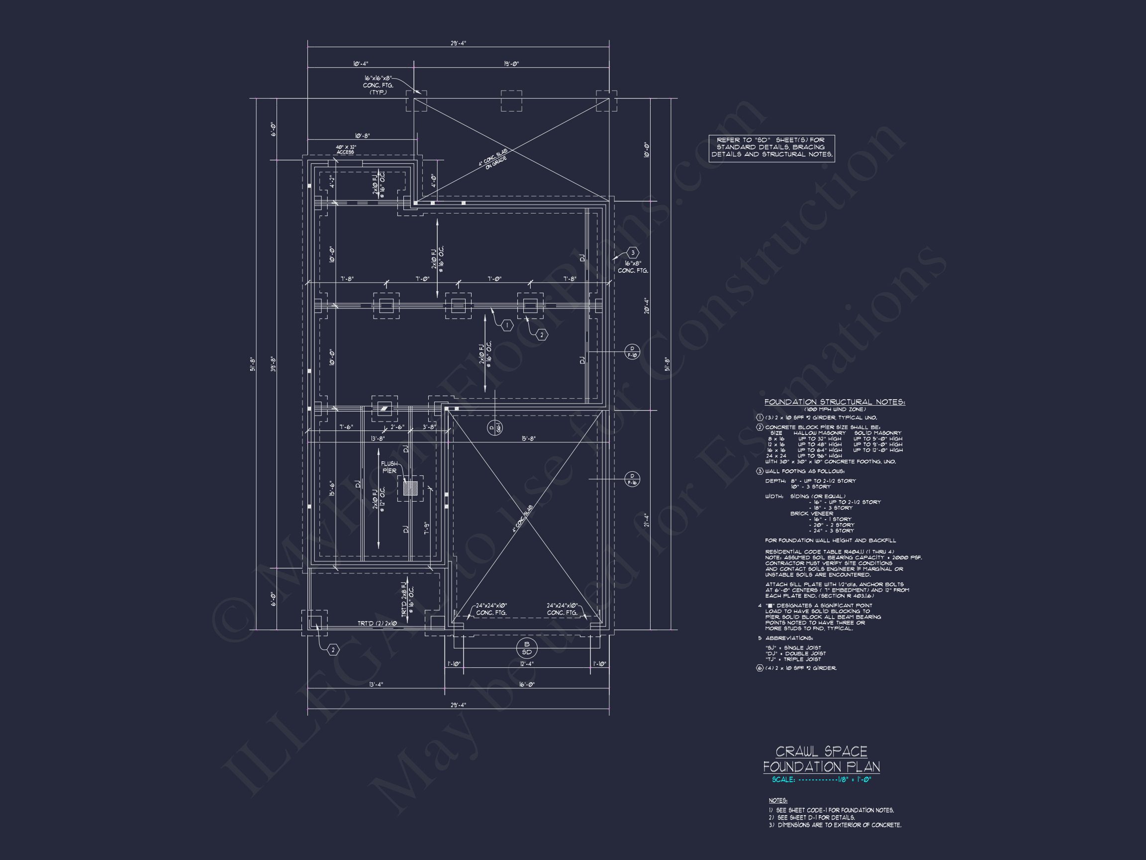 Beautiful 2-Story house Plan with Open Floor and CAD Blueprint