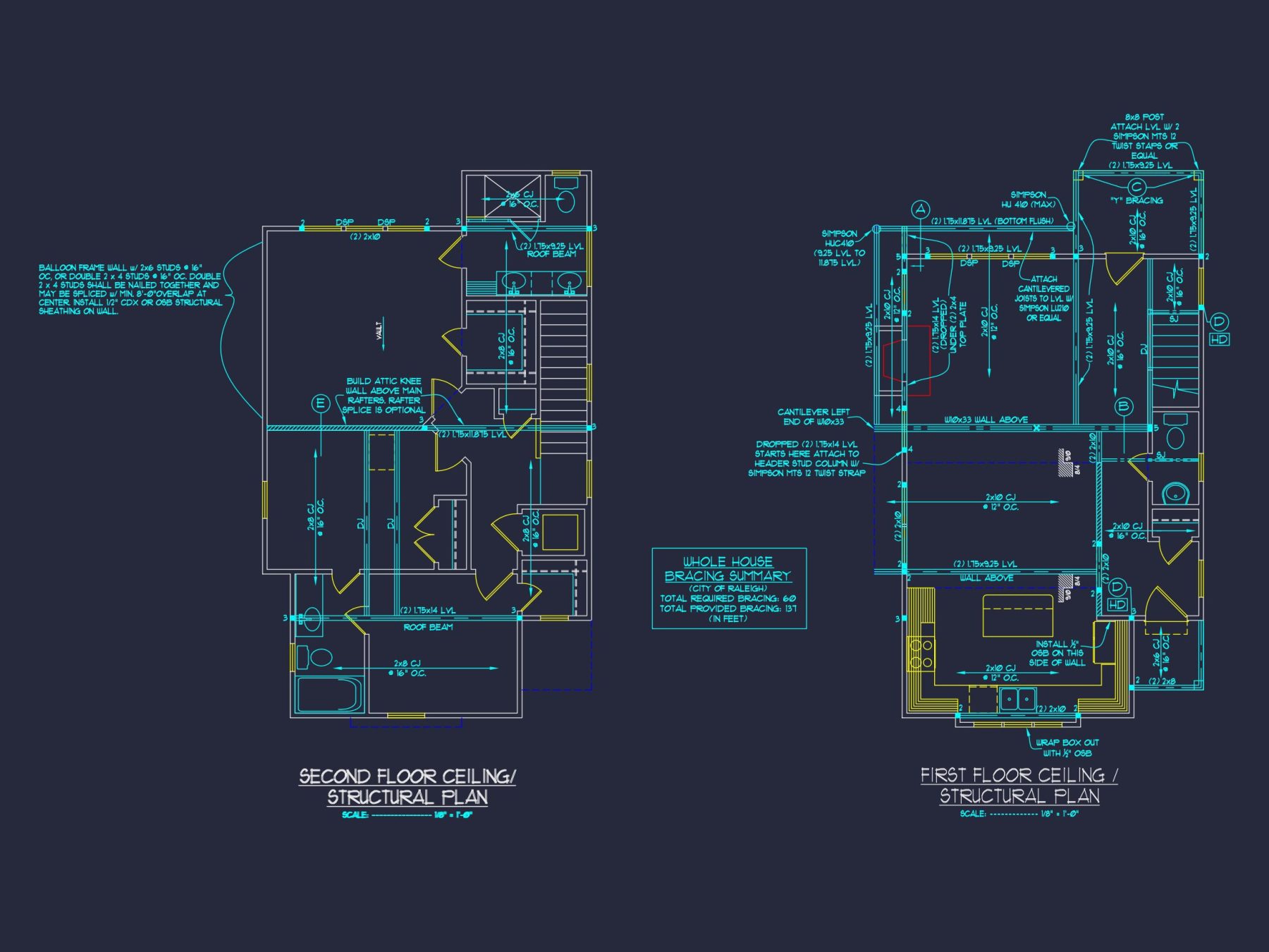Beautiful Craftsman house Plan with Detailed CAD Designs