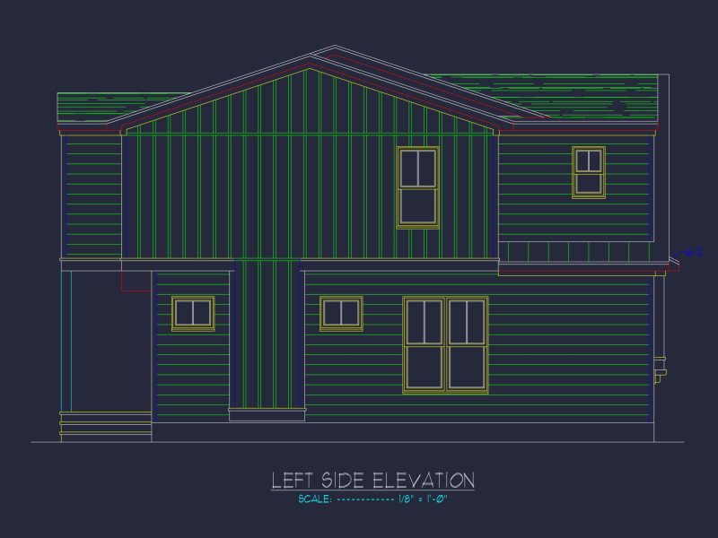 Beautiful Craftsman house Plan with Detailed CAD Designs