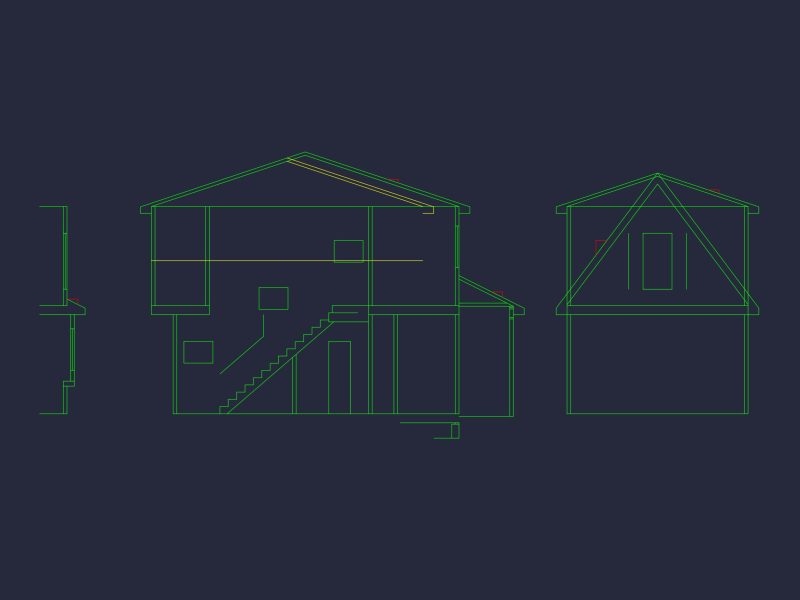 Beautiful Craftsman house Plan with Detailed CAD Designs