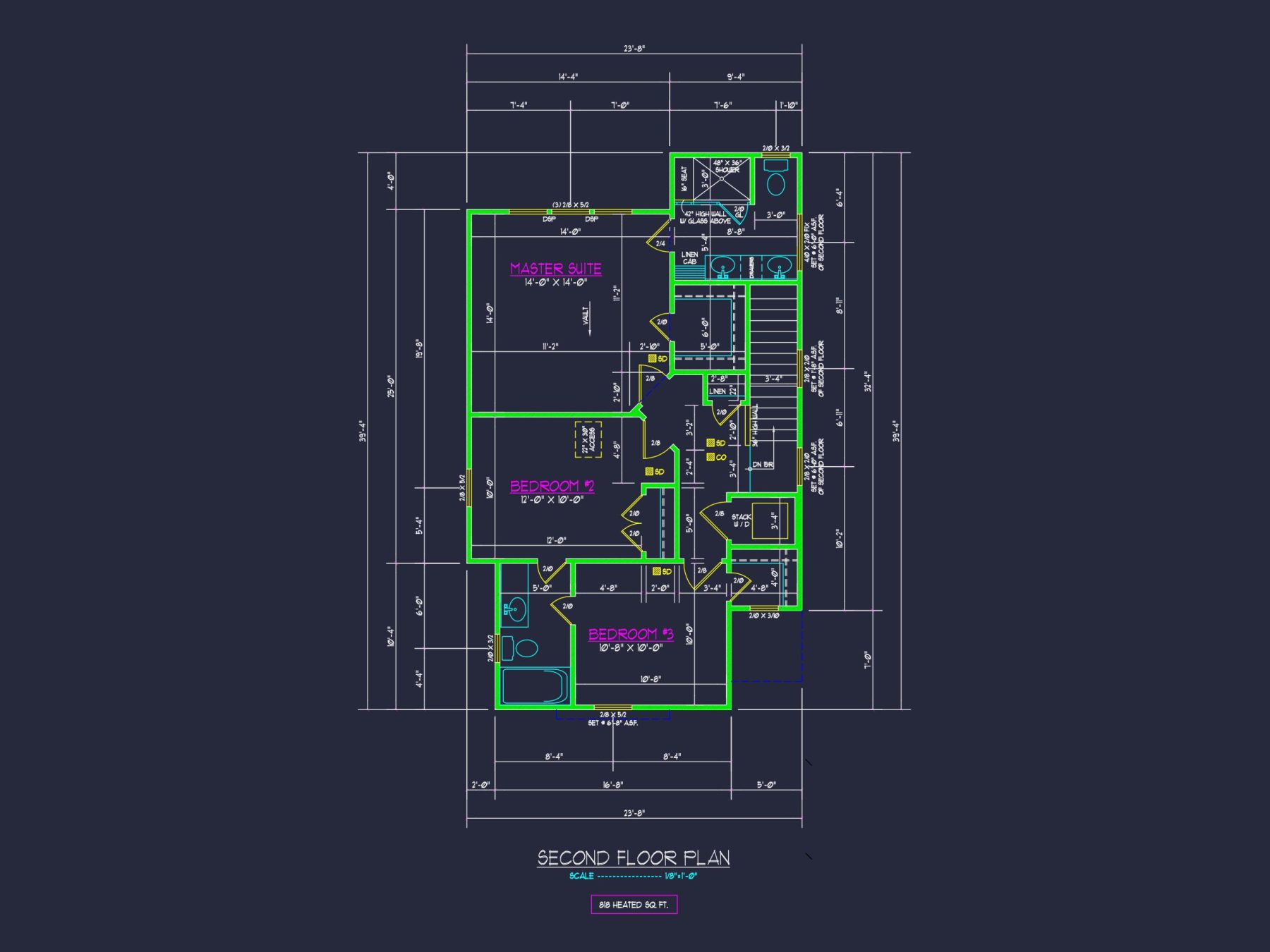 Beautiful Craftsman house Plan with Detailed CAD Designs