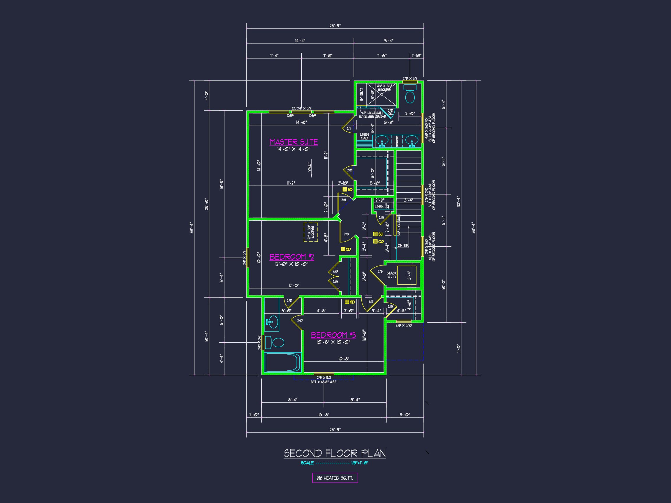 Beautiful Craftsman house Plan with Detailed CAD Designs