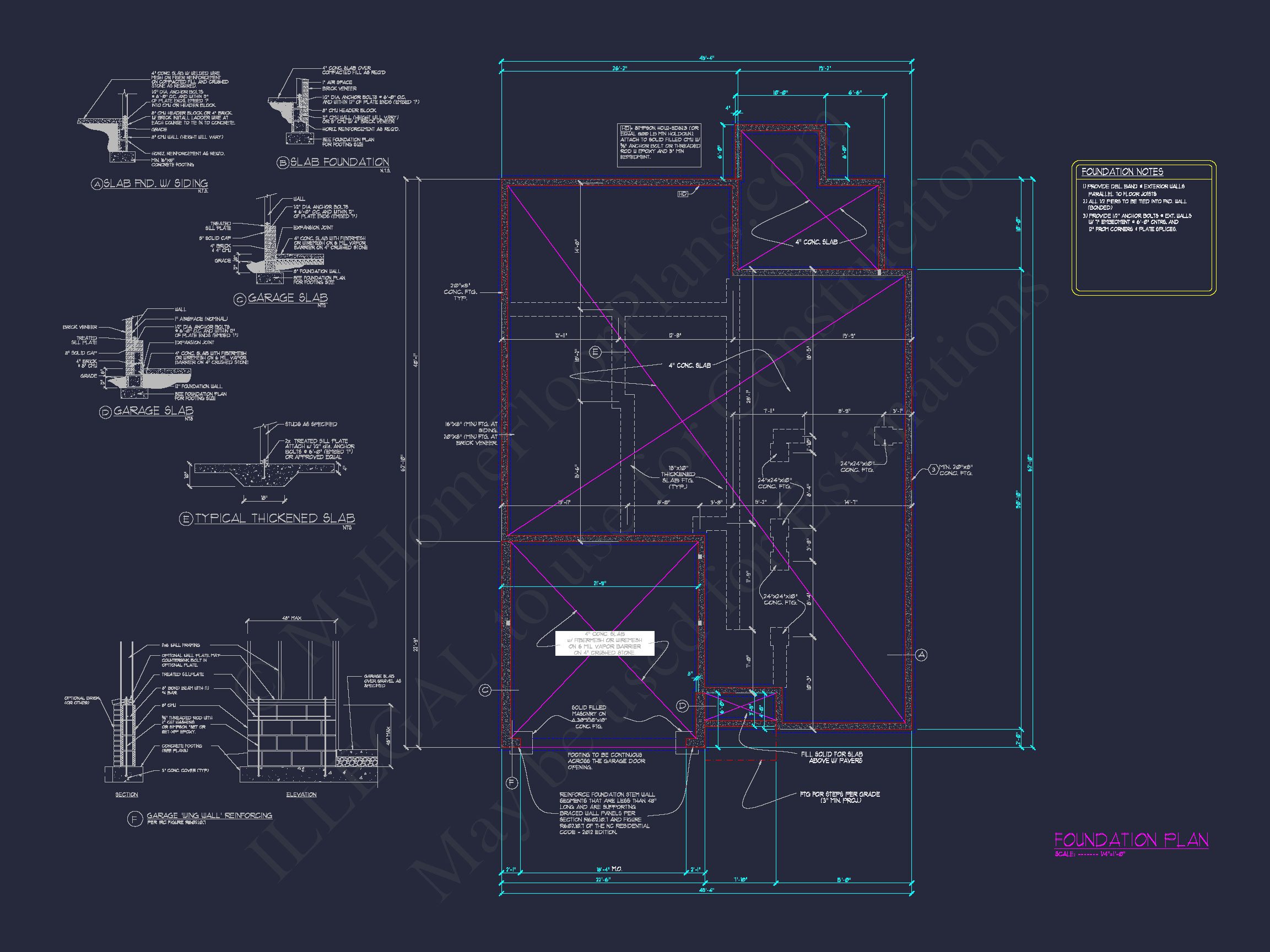 Beautiful house Blueprint: Floor Plan & CAD Architectural Designs