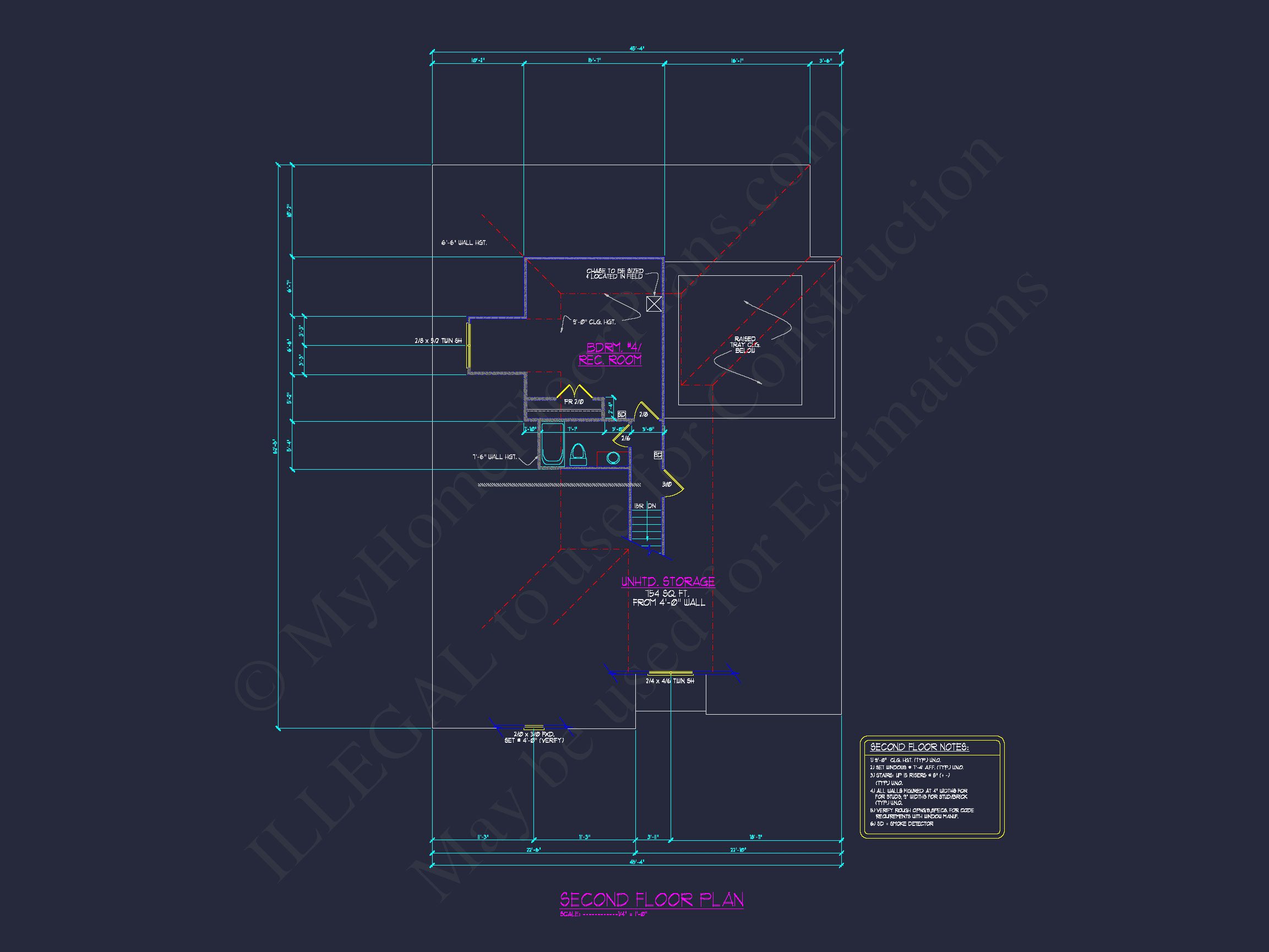 Beautiful house Blueprint: Floor Plan & CAD Architectural Designs