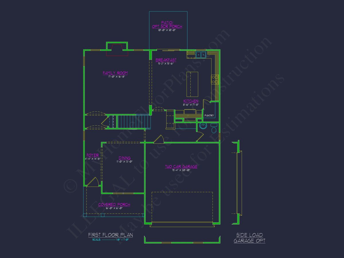 Beautiful house Floor Plan: CAD & Blueprint Designs of Architectural Ownery