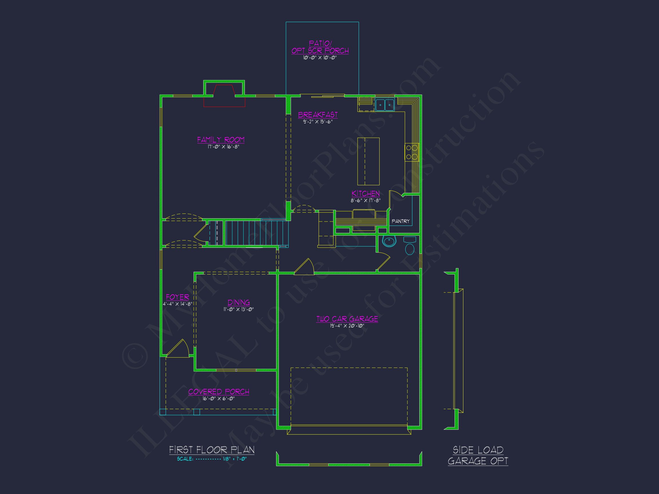 Beautiful house Floor Plan: CAD & Blueprint Designs of Architectural Ownery