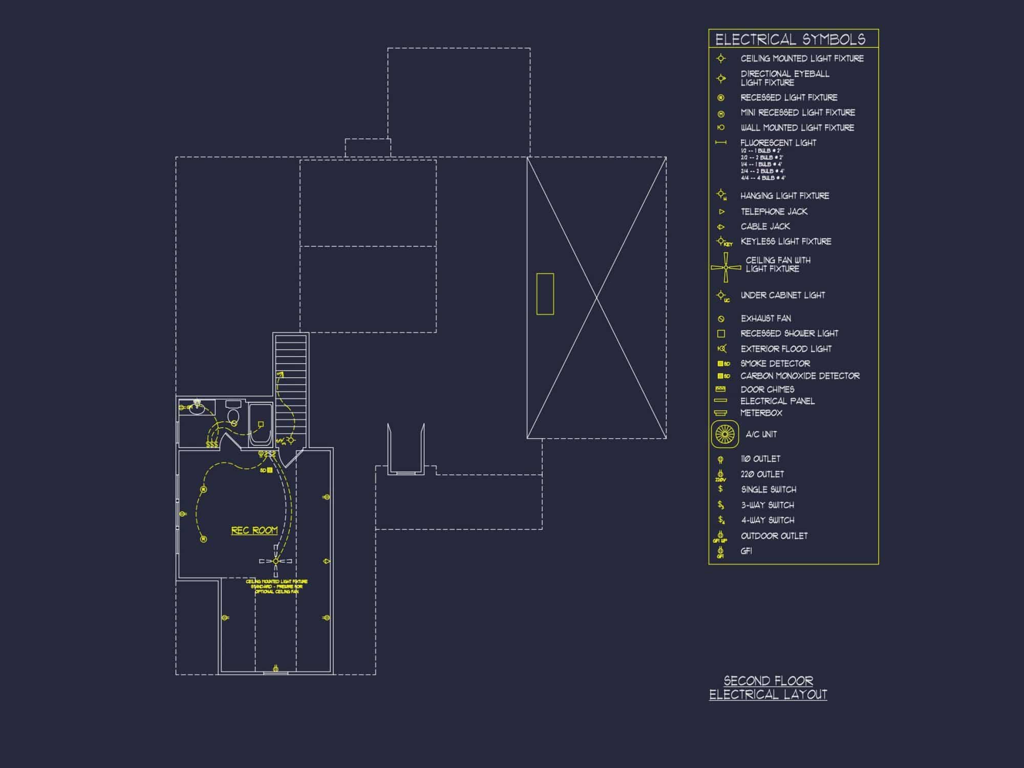 Beautiful house Floor Plan with CAD Designs & Blueprint