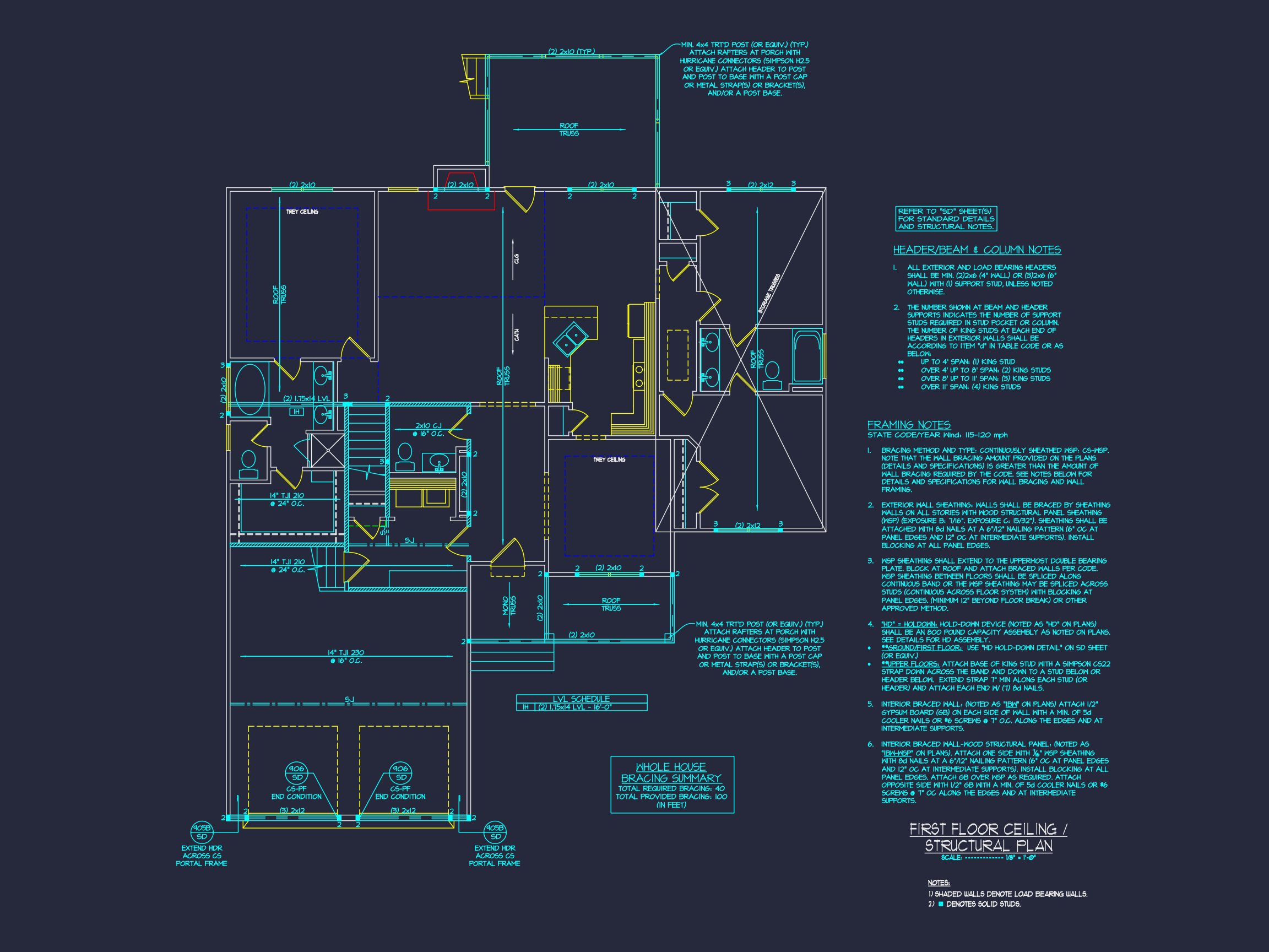 Beautiful house Floor Plan with CAD Designs & Blueprint