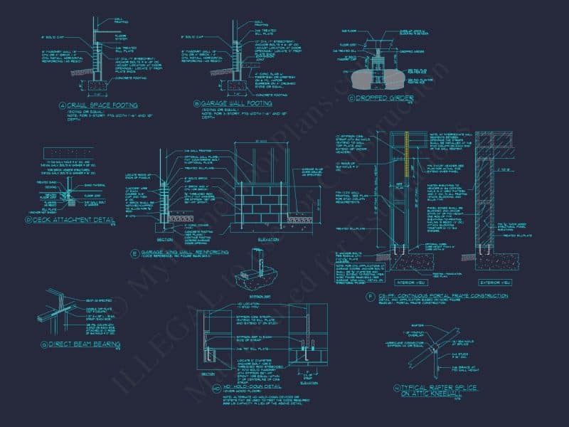Beautiful house Plan with CAD Designs and Detailed Blueprints