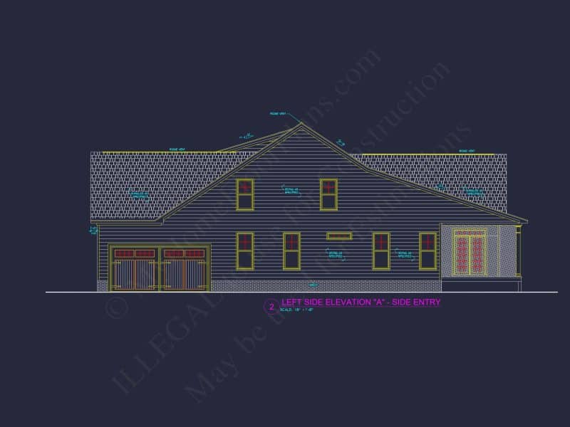 Beautiful house Plan with CAD Designs and Detailed Blueprints