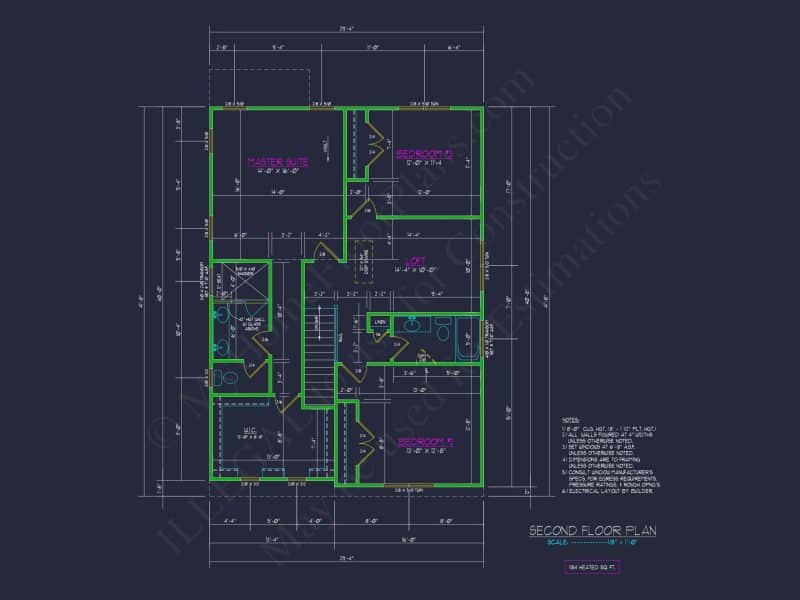 Beautiful house Plan with Detailed CAD Floor Designs and Blueprint