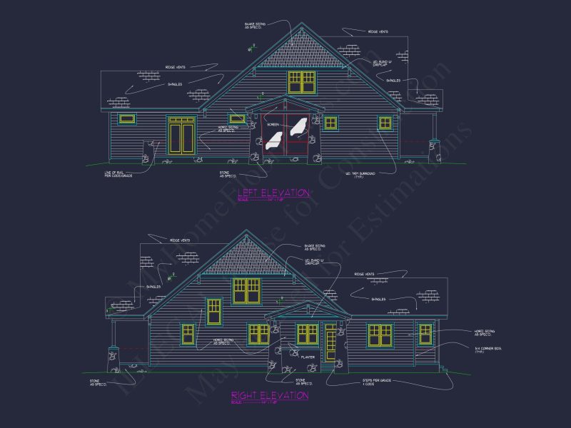 Beautiful house Plan with Floor Plan, Blueprint, CAD Designs