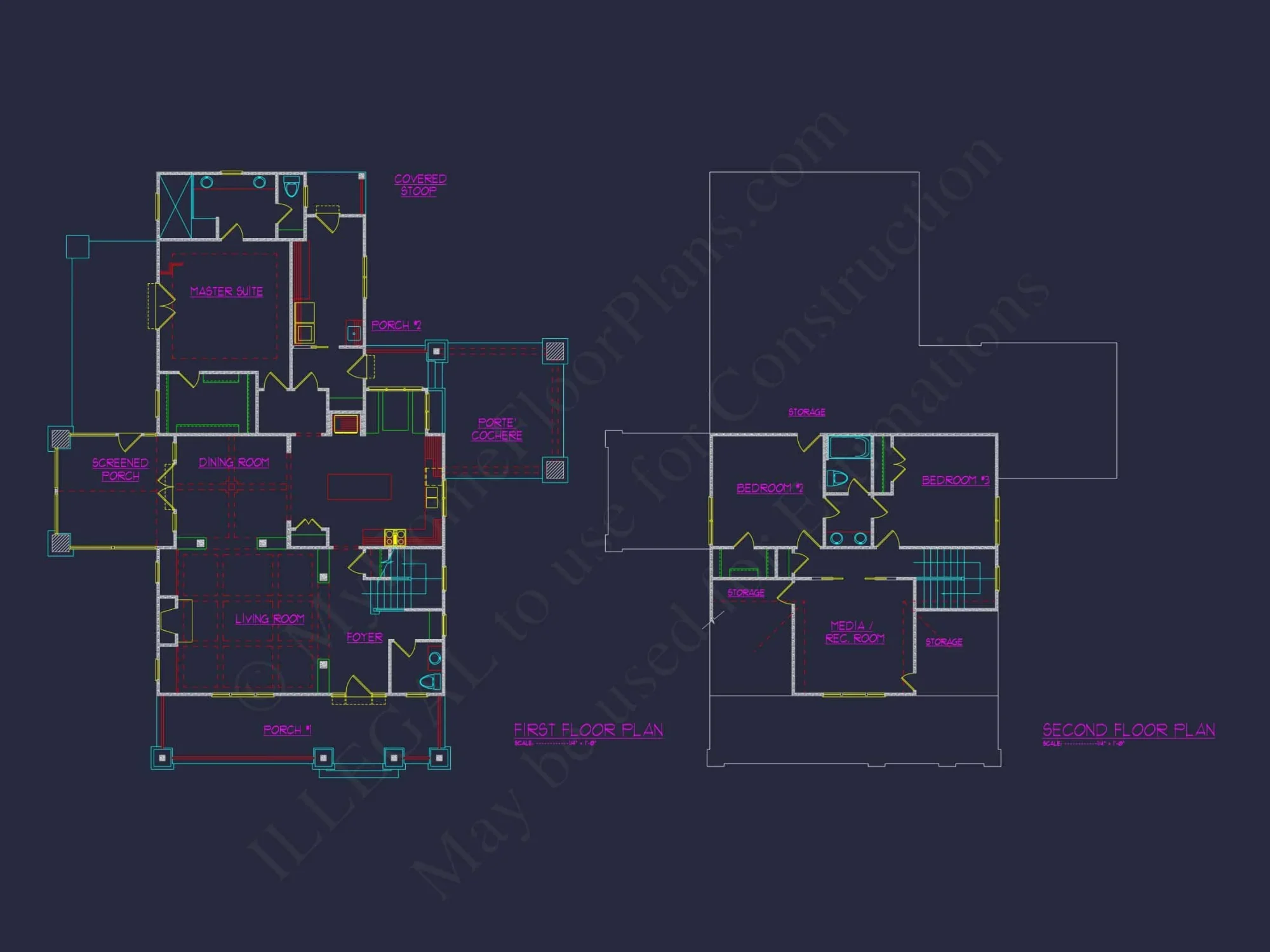 Beautiful house Plan with Floor Plan, Blueprint, CAD Designs