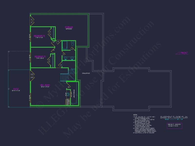 Beautiful house Plan with Floor Plan, CAD Designs & Blueprint