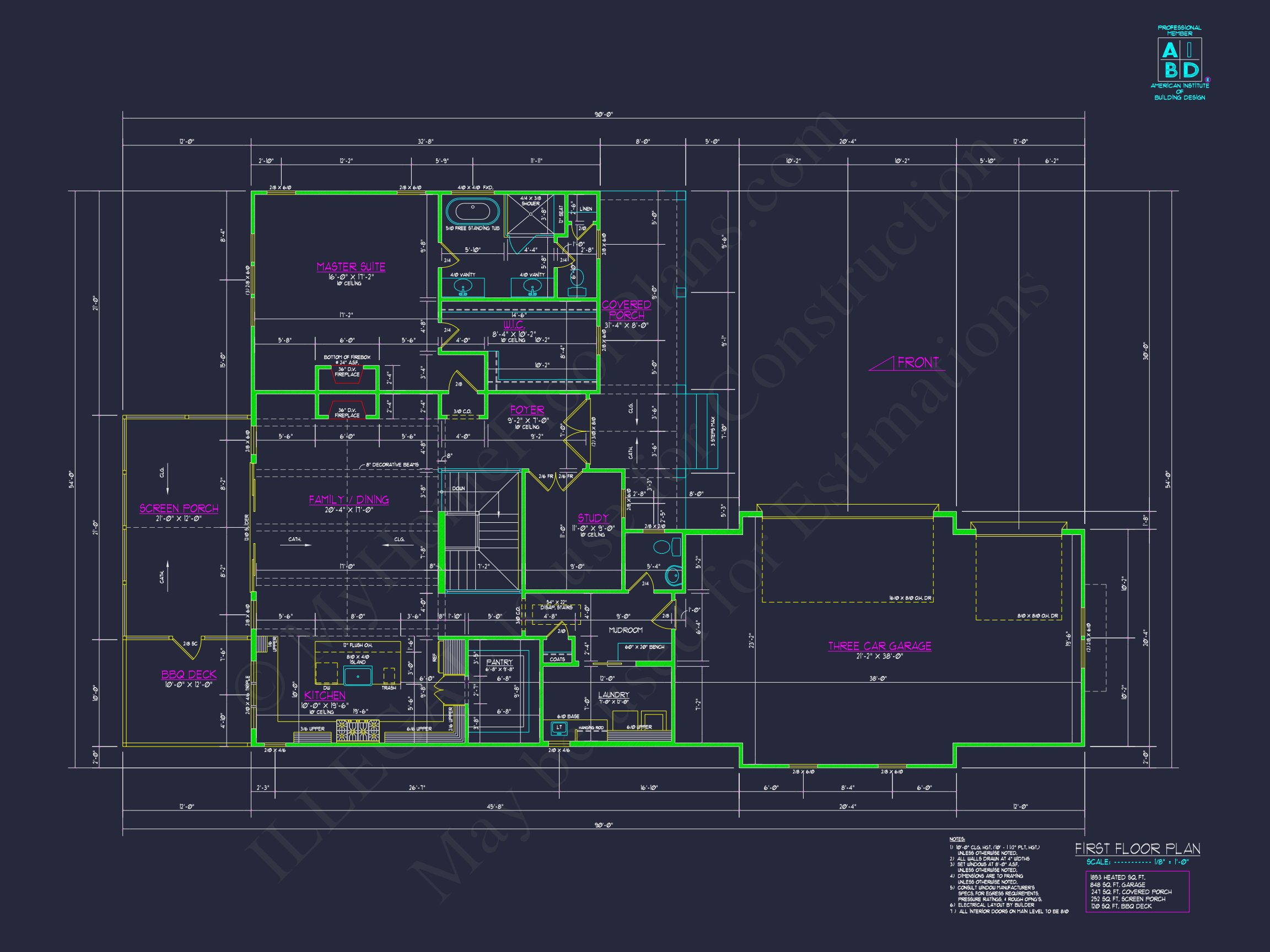 Beautiful house Plan with Floor Plan,CAD Designs & Blueprint