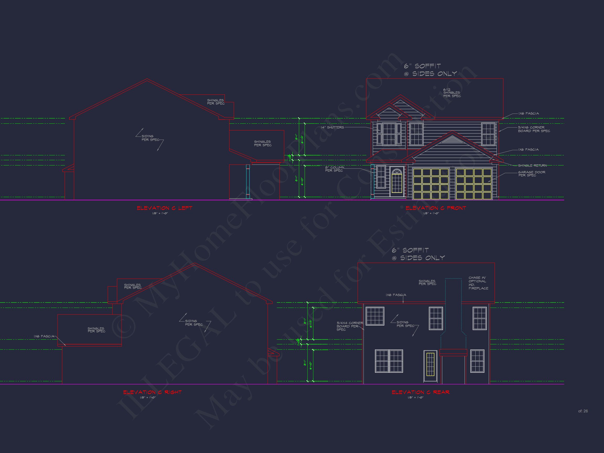 Beautiful house Plan with 2-Story CAD Designs and Open Floor Plans