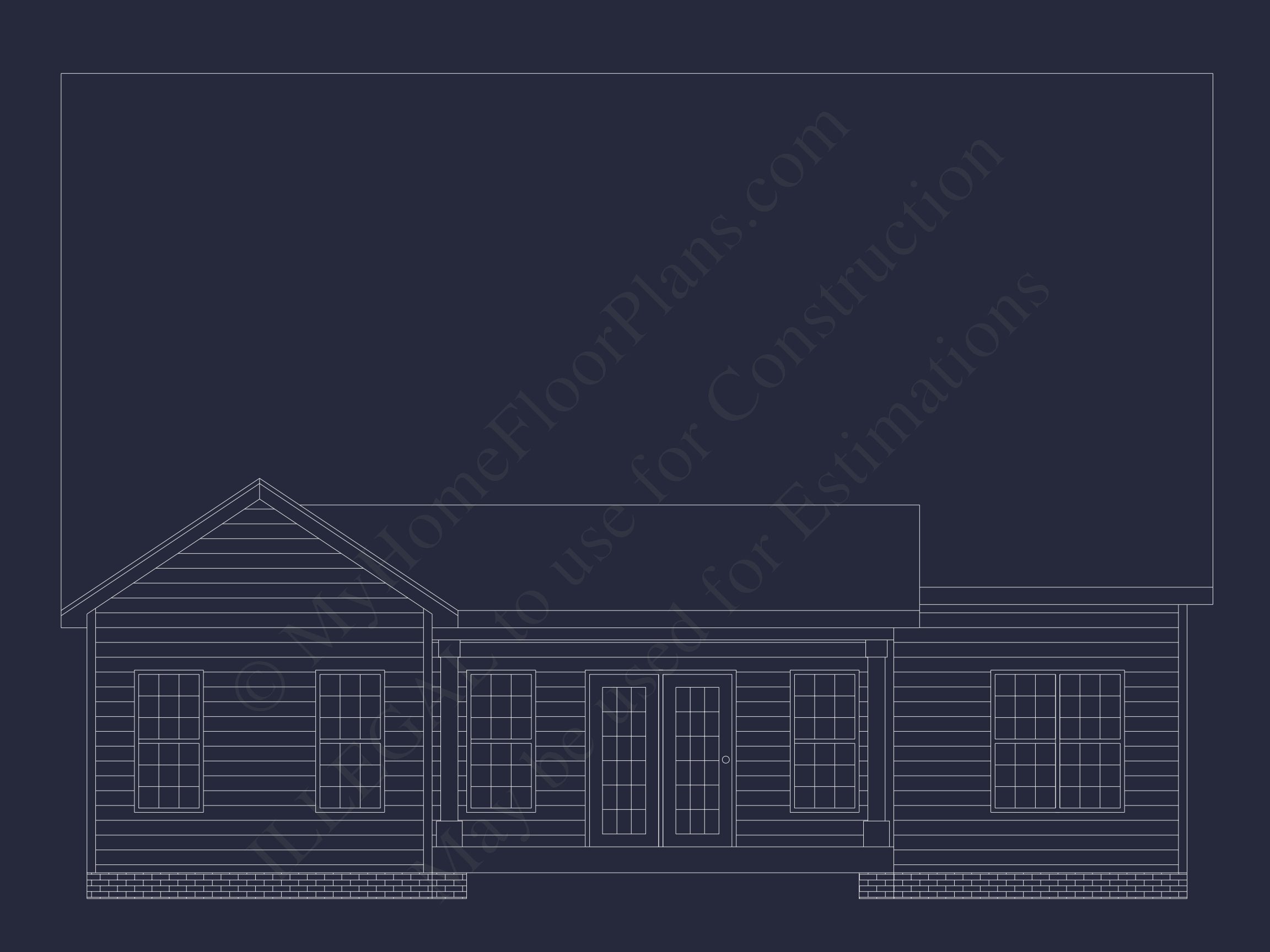 Beautiful Two-Story house Plan with CAD Blueprint Designs