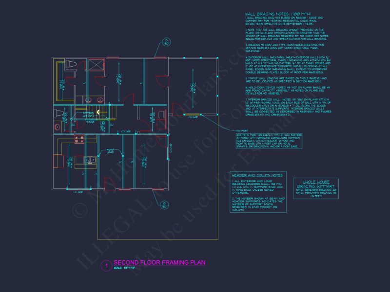 Charming 2-Story house Plan with 3 Bedrooms and CAD Designs