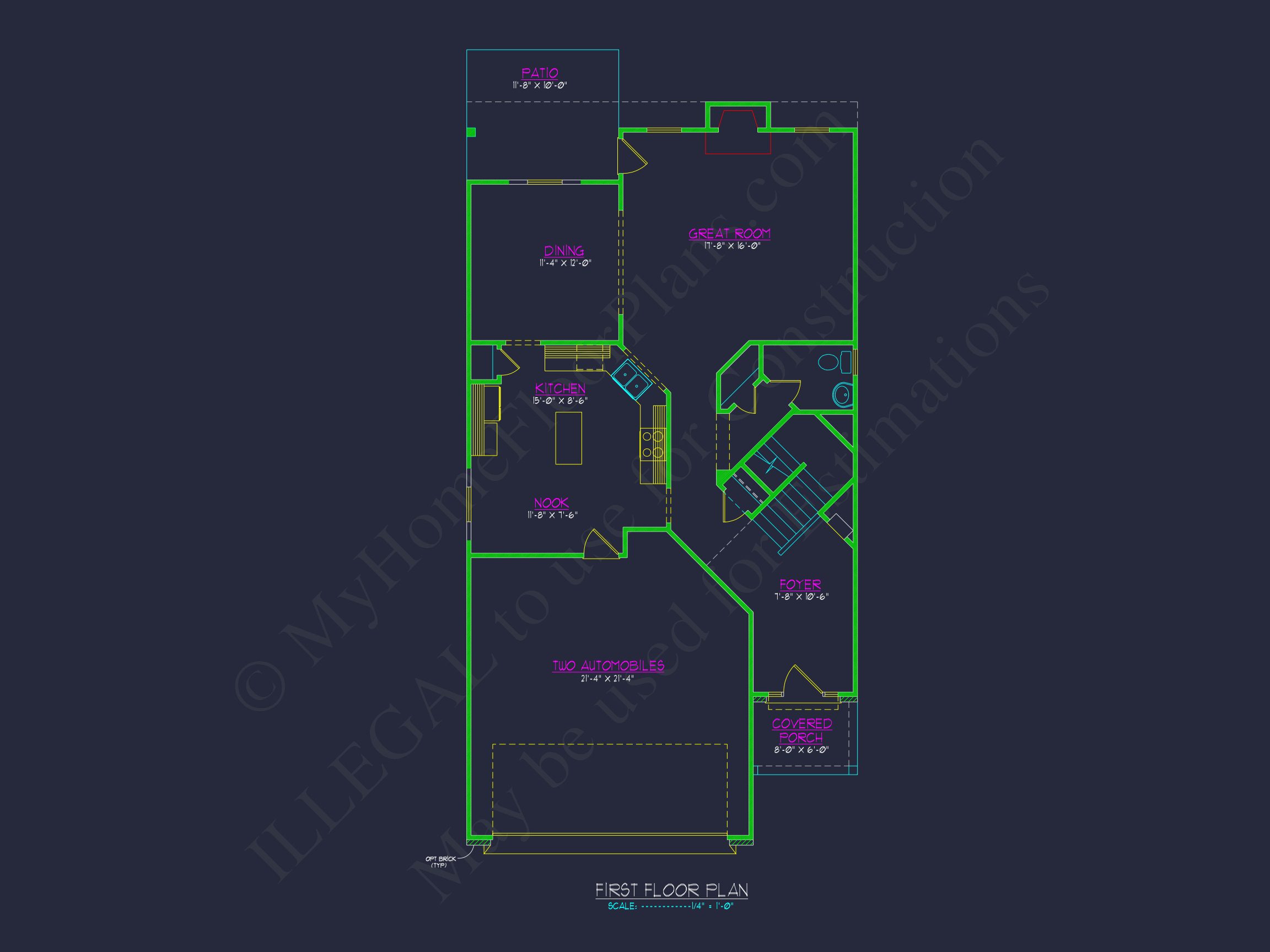 Charming 2-Story house Plan with CAD-Ready Floor Designs