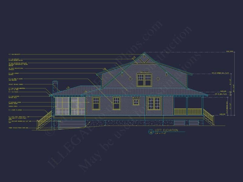 Charming 2-Story house Plan with Fireplace