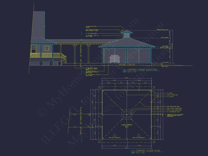 Charming 2-Story house Plan with Fireplace
