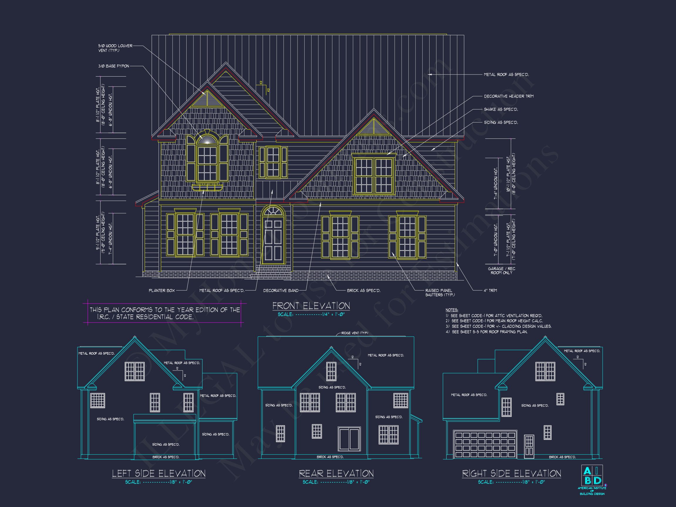Charming 2-Story house Plan with CAD Designs & Floor Plans