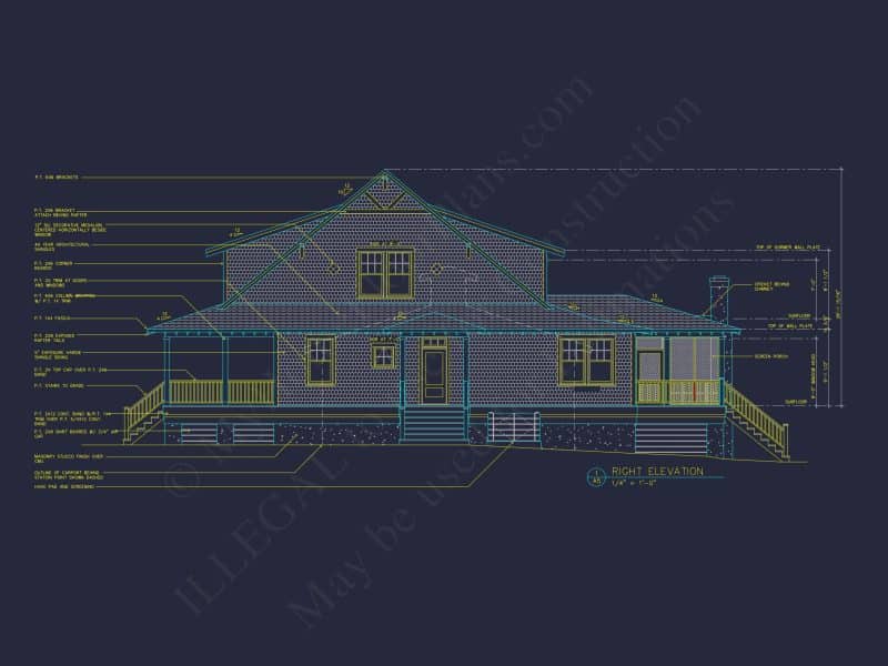 Charming 2-Story house Plan with Fireplace