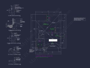 Charming 4-Bed house Plan with Detailed CAD Floor Designs
