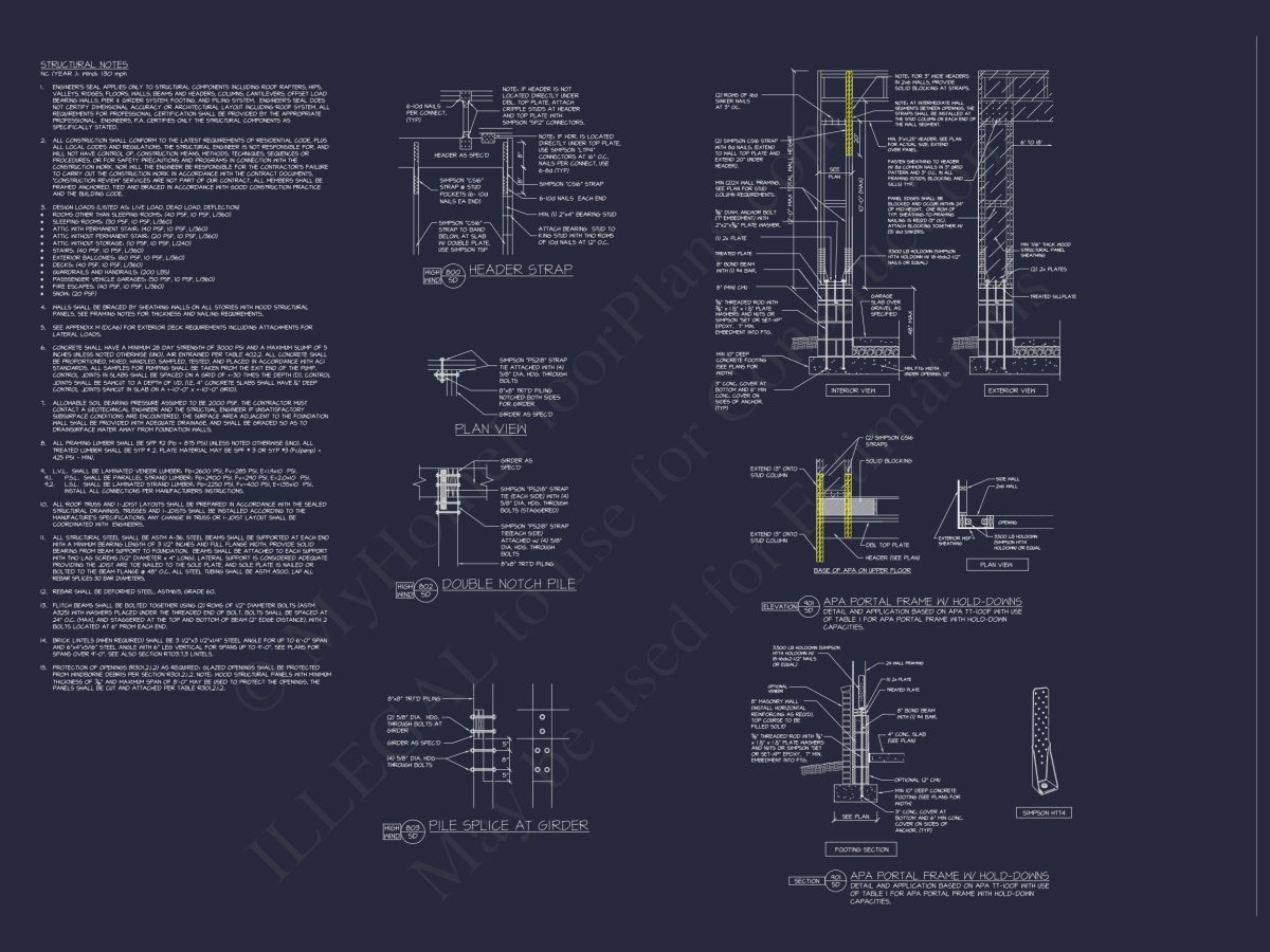 Charming Coastal house Plan with CAD-Ready Blueprints